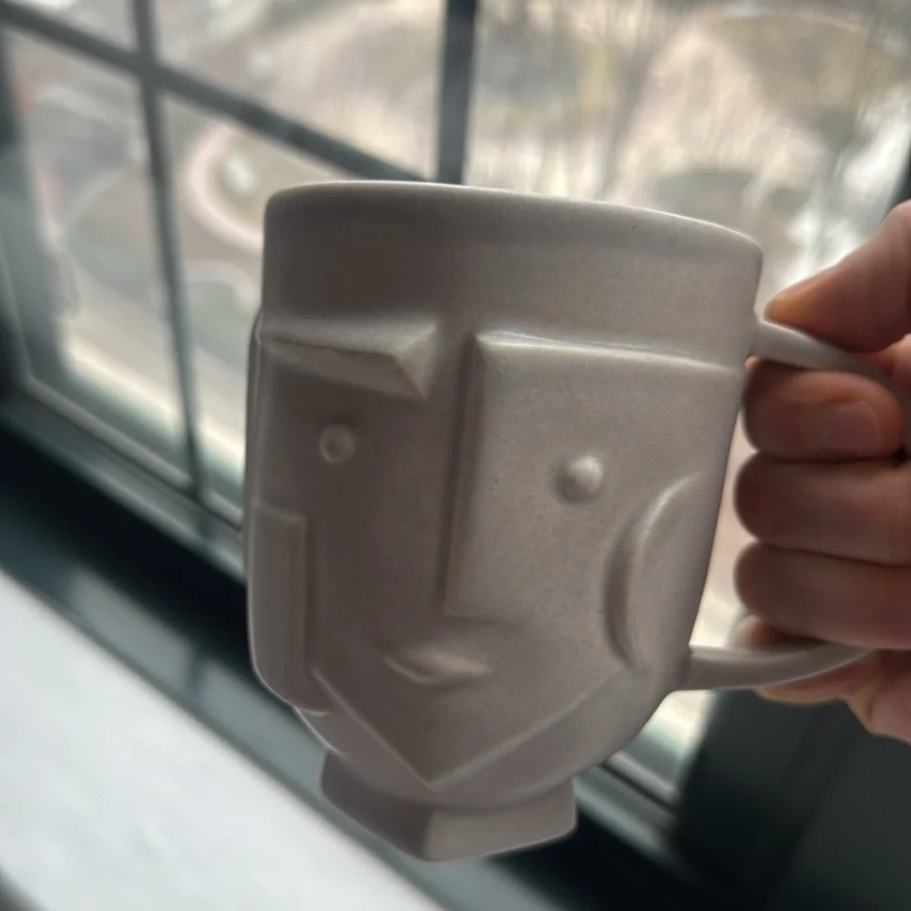 Utopia two-faced modern mug Mug by Jonathan Adler